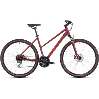Bicicleta todocamino CUBE NATURE TRAPEZ Rojo 2022 0